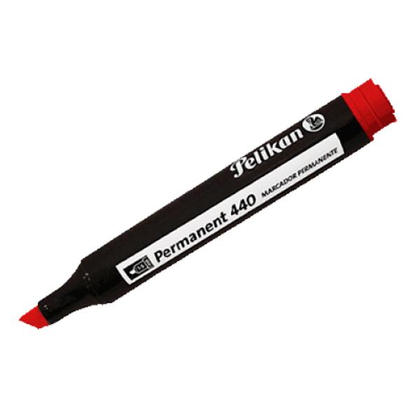 MARCADOR PERM. GRUESO PLAST. 440 PELIKAN ROJO E10 C480